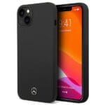 Mercedes MEHCP14MSILBK Black Silicone Line iPhone 14 Plus Tok