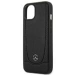 Mercedes MEHCP14SARMBK Black Leather Urban iPhone 14 Tok