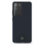 Mercedes MEHCS21LSILNA Blue Silicone Line Samsung S21 Ultra Tok