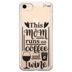 Mom Coffee Wine iPhone 8/7/SE 2020/SE 2022 Tok