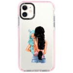 Mother Fekete Haired With Boy iPhone 11 Tok