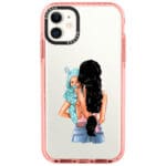 Mother Fekete Haired With Boy iPhone 11 Tok