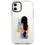 Mother Fekete Haired With Boy iPhone 11 Tok