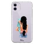Mother Fekete Haired With Boy iPhone 11 Tok