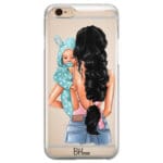 Mother Fekete Haired With Boy iPhone 6 Plus/6S Plus Tok