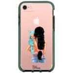 Mother Fekete Haired With Boy iPhone 8/7/SE 2020/SE 2022 Tok