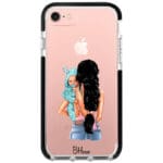 Mother Fekete Haired With Boy iPhone 8/7/SE 2020/SE 2022 Tok