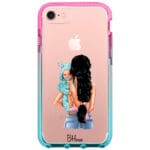 Mother Fekete Haired With Boy iPhone 8/7/SE 2020/SE 2022 Tok