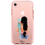 Mother Fekete Haired With Boy iPhone 8/7/SE 2020/SE 2022 Tok