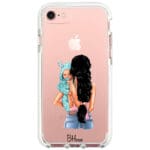 Mother Fekete Haired With Boy iPhone 8/7/SE 2020/SE 2022 Tok
