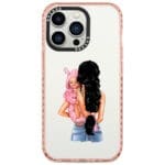 Mother Black Haired With Girl Kryt iPhone 14 Pro Tok