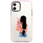 Mother Fekete Haired With Girl iPhone 11 Tok