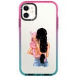 Mother Fekete Haired With Girl iPhone 11 Tok