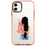 Mother Fekete Haired With Girl iPhone 11 Tok