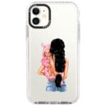 Mother Fekete Haired With Girl iPhone 11 Tok