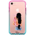 Mother Fekete Haired With Girl iPhone 8/7/SE 2020/SE 2022 Tok