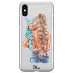 Mother Blonde With Boy iPhone XS Max Tok