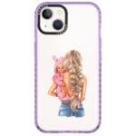 Mother Blonde With Girl iPhone 14 Tok