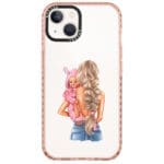 Mother Blonde With Girl iPhone 14 Tok