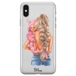 Mother Blonde With Girl iPhone XS Max Tok