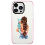 Mother Brunette With Boy iPhone 13 Pro Tok