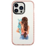 Mother Brunette With Boy Kryt iPhone 14 Pro Tok