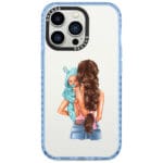 Mother Brunette With Boy iPhone 13 Pro Tok