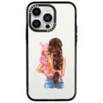 Mother Brunette With Girl iPhone 13 Pro Tok