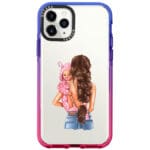 Mother Brunette With Girl iPhone 11 Pro Tok