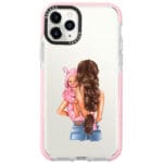 Mother Brunette With Girl iPhone 11 Pro Tok