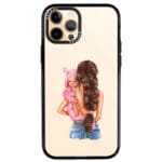 Mother Brunette With Girl iPhone 12 Pro Max Tok