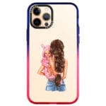 Mother Brunette With Girl iPhone 12 Pro Max Tok