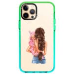 Mother Brunette With Girl iPhone 12 Pro Max Tok