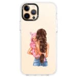 Mother Brunette With Girl iPhone 12 Pro Max Tok