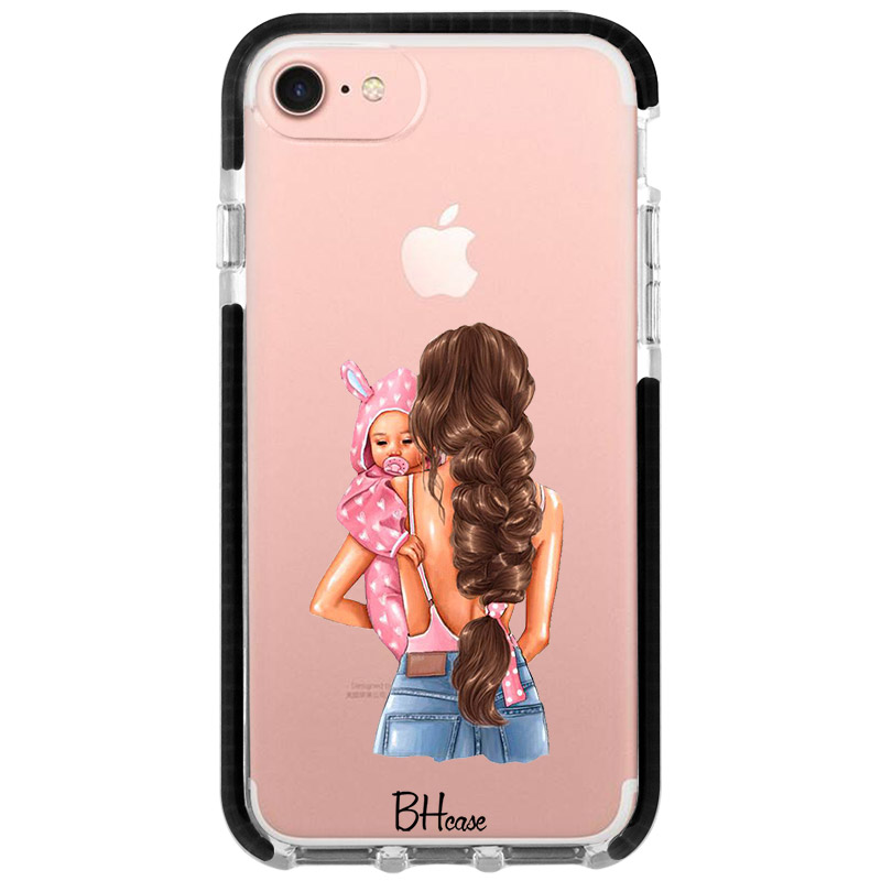 Mother Brunette With Girl iPhone 8/7/SE 2020/SE 2022 Tok