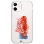 Mother Redhead With Girl iPhone 12 Mini Tok