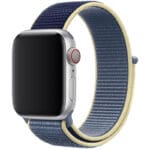 Nylon Szíj Apple Watch SE/11/10/9/8/7/6/5/4/3/Ultra 1/2/3 (44/45/46/49mm) Alaskan Kék