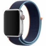 Nylon Szíj Apple Watch SE/11/10/9/8/7/6/5/4/3/Ultra 1/2/3 (44/45/46/49mm) Deep Navy