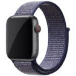 Nylon Szíj Apple Watch SE/11/10/9/8/7/6/5/4/3/Ultra 1/2/3 (44/45/46/49mm) Deeple Kék