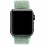 Nylon Szíj Apple Watch SE/11/10/9/8/7/6/5/4/3/Ultra 1/2/3 (44/45/46/49mm) Marine Zöld