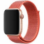 Nylon Szíj Apple Watch SE/11/10/9/8/7/6/5/4/3/Ultra 1/2/3 (44/45/46/49mm) Nectarine