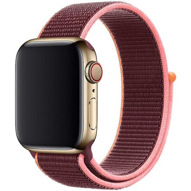 Nylon Szíj Apple Watch SE/11/10/9/8/7/6/5/4/3/Ultra 1/2/3 (44/45/46/49mm) Plum