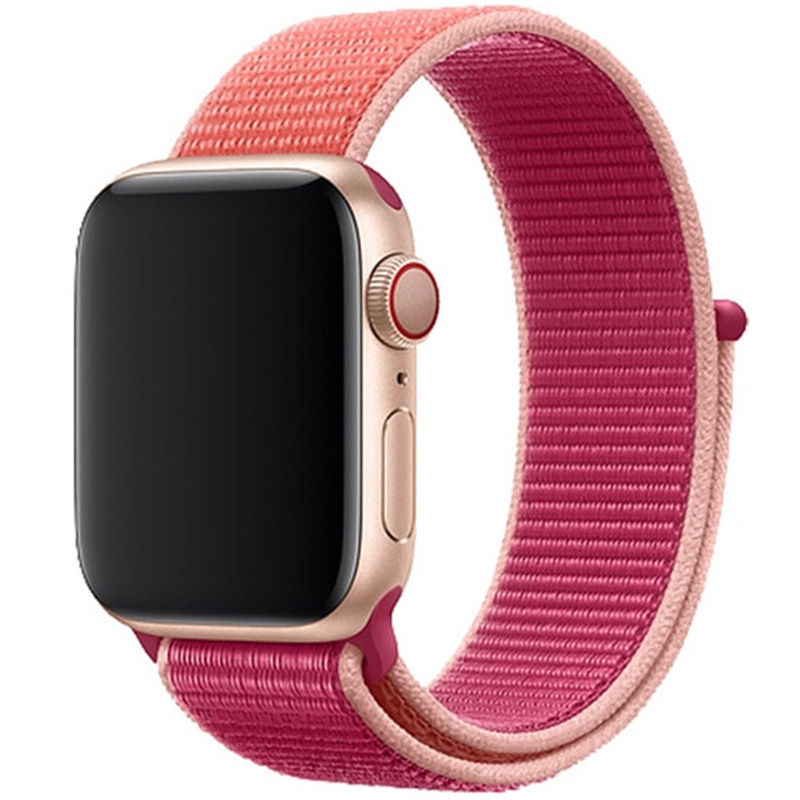 Nylon Szíj Apple Watch SE/11/10/9/8/7/6/5/4/3/Ultra 1/2/3 (44/45/46/49mm) Pomegranate