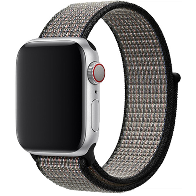 Nylon Szíj Apple Watch SE/11/10/9/8/7/6/5/4/3/Ultra 1/2/3 (44/45/46/49mm) Royal PulseLava Glow