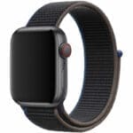 Nylon Szíj Apple Watch SE/11/10/9/8/7/6/5/4/3 (42/41/40/38mm) Charcoal