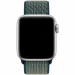 Nylon Szíj Apple Watch SE/11/10/9/8/7/6/5/4/3 (42/41/40/38mm) Hyper Crimson/Neptune Zöld