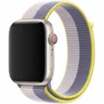 Nylon Szíj Apple Watch SE/10-42mm/9/8/7/6/5/4/3 (40/41/38mm) Lavender Szürke/Light Lilac