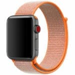 Nylon Szíj Apple Watch SE/11/10/9/8/7/6/5/4/3/Ultra 1/2/3 (44/45/46/49mm) Nectarine