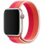 Nylon Szíj Apple Watch SE/11/10/9/8/7/6/5/4/3 (42/41/40/38mm) Nectarine/Peony