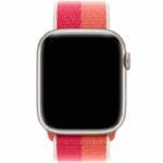 Nylon Szíj Apple Watch SE/11/10/9/8/7/6/5/4/3 (42/41/40/38mm) Nectarine/Peony